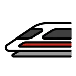 High Speed Train SVG Icon